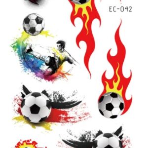 Водоустойчиви детски татуировки - X0017OZG55 с футболни топки