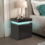Нощно шкафче с RGB LED осветление - HO-1753