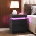 Нощно шкафче с RGB LED осветление - HO-1753 - Image 4