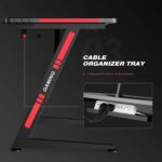 Геймърско бюро със стойка за монитор и аксесоари - Eureka Ergonomic - Image 6