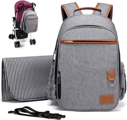 Раница за бебешки принадлежности с подложка за повиване - MYHOZEE