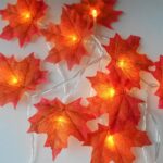 Водоустойчиви LED лампички 2 м. - тип есенни листа - комплект 2 бр. - Image 2
