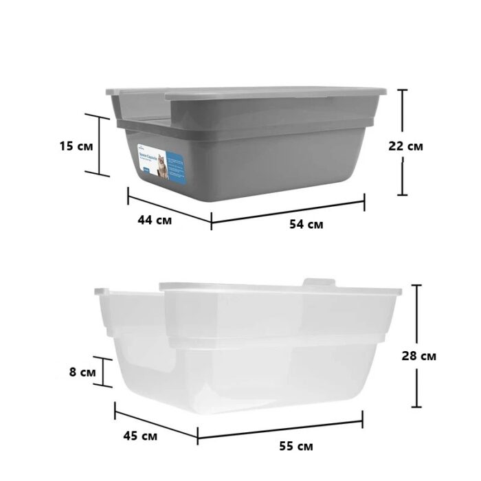 Закрита котешка тоалетна - PET FAMILY MS501 - Image 3