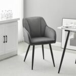 Комплект трапезни столове тип кресло с дамаска от кадифе, к-кт от 2бр. - 2 цвята