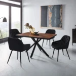 Висококачествени трапезни столове тип кресло - комплект от 2бр - 6 цвята - Image 7