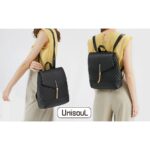Дамска раница UNISOUL от изкуствена кожа в черно - HO-8500 - Image 3