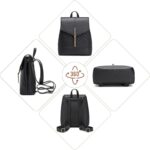 Дамска раница UNISOUL от изкуствена кожа в черно - HO-8500 - Image 5