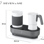Многофункционална кафеварка с атрактивен и семпъл дизайн - SEVEN AND ME CM162 - Image 6