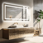 LED огледало за баня с правоъгълна форма - LUVODI XMR-C28-288-EU - Image 4