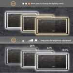 LED огледало за баня с правоъгълна форма - LUVODI XMR-C28-288-EU - Image 7
