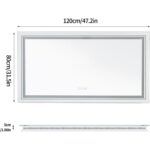 LED огледало за баня с правоъгълна форма - LUVODI XMR-C28-288-EU - Image 10