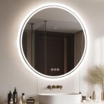 Кръгло огледало за стена с LED осветление - LUVODI XMR-Y18-818-EU - Image 2