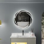 Кръгло огледало за стена с LED осветление - LUVODI - XMR-Y18-928-EU - Image 2