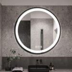 Огледало за стена с LED осветление - 60см - LUVODI - XMR-Y28-668-BK-EU - Image 2