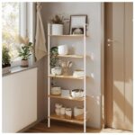 Етажерка за стена със стълбовиден дизайн - 10CZWKSF02-60WH - Image 2