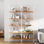 Етажерка за стена със стълбовиден дизайн - 10CZWKSF02-60WH - Image 4