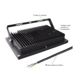 Водоустойчив LED прожектор 60 W - Черен - Image 4