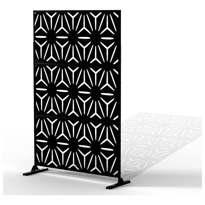 Елегантен параван от поцинкована стомана - FENCY SUUS-DXB-S180120-B-S083