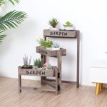 Компактен сгъваем цветарник на 3 нива - UNHO XJJ458-BN - Image 2