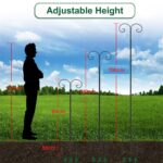 Стойка за хранилки за птици - 2 бр - UNHO XJJ679-WT - Image 6