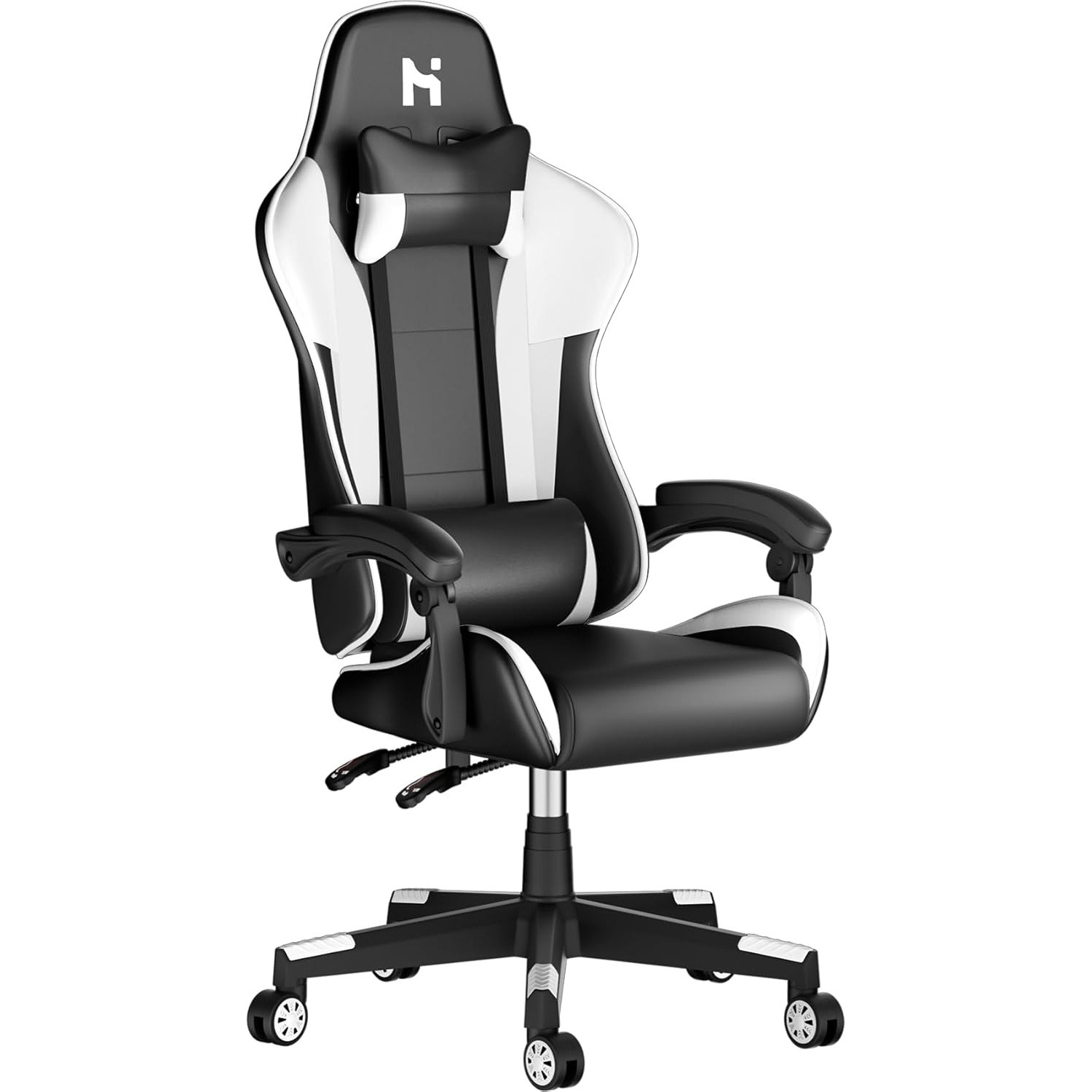 HL GC-01W (WHITE) (4) Офис / геймърски стол - две разцветки