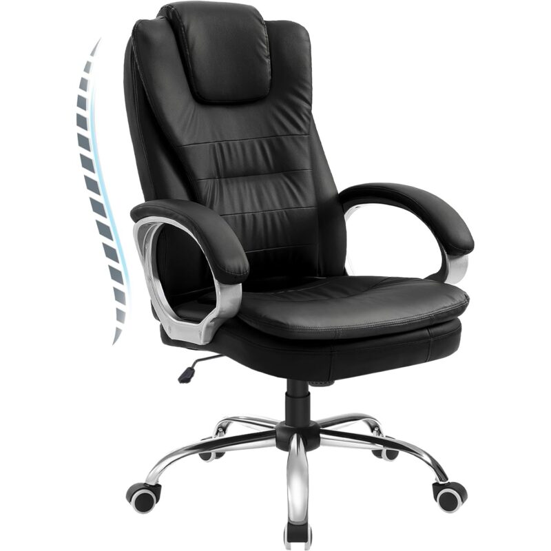 Офис стол с ергономичен дизайн HL PC01BK