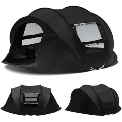 Палатка за къмпинг с UV защита и вентилация - CLIPOP HZNY-TE-0436GY