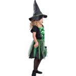 Зелен детски костюм - GROOVY WITCH