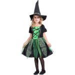 Зелен детски костюм - GROOVY WITCH