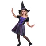 Лилав детски костюм - GROOVY WITCH