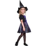 Лилав детски костюм - GROOVY WITCH