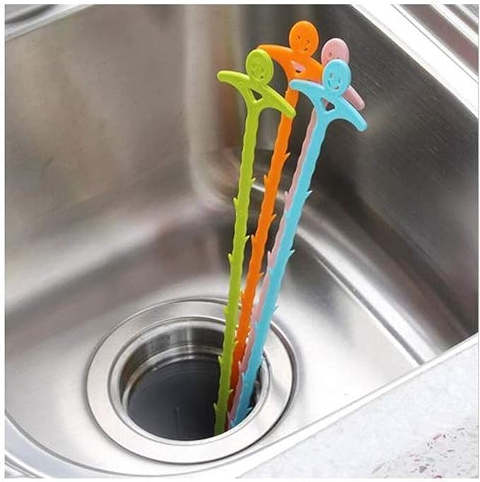 Инструменти за почистване на сифон - 8 бр. - различни цветове