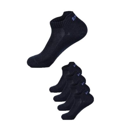 Комплект къси мъжки чорапи 81% памук - 6 бр. - размер 47-50