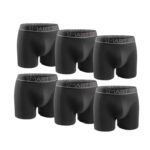 SMART SIR BOXERSHORTS (X6) BLACK (с надпис) - L (X0017637NV)