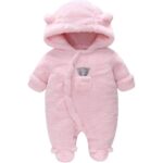 Розов пухкав бебешки космонавт - VINE BABY/PONY MIYA - 0-3м / 3-6м / 6-9м