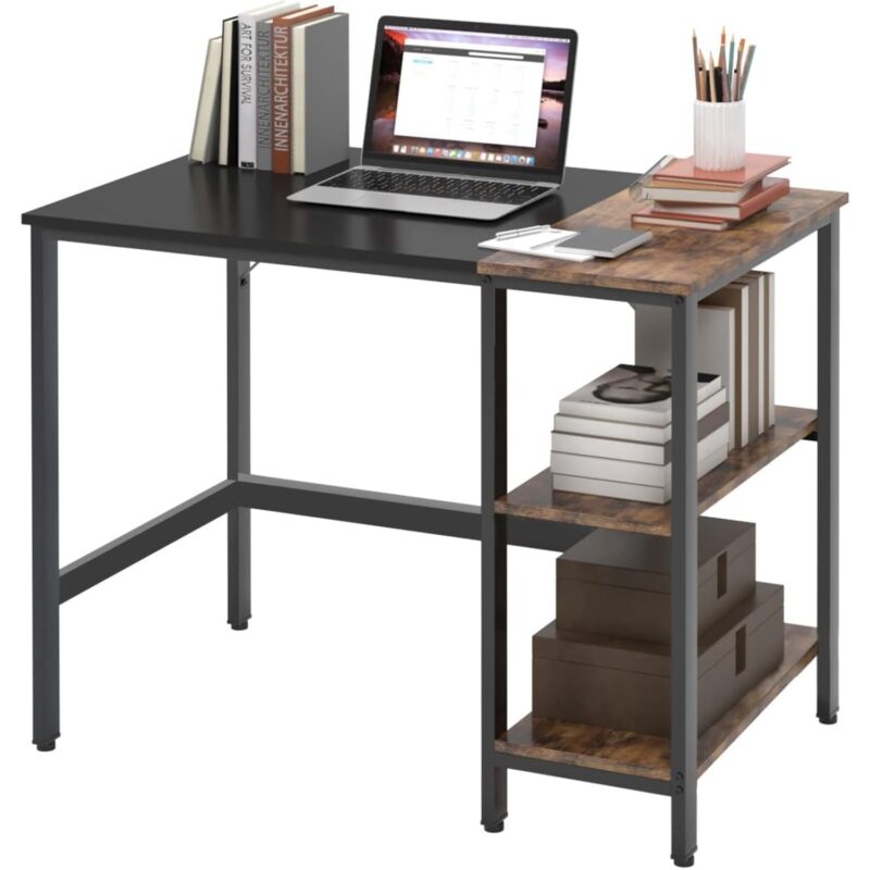 Бюро с рафтове - 100 х 60 см с ПДЧ плот - CXYM-PB001A-100