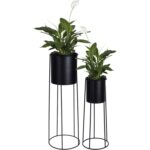 Метални цветарник - 2 бр - WOHAGA C4700025