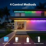 Водоустойчиви RGB LED лампички за външна употреба - три вариации на размер