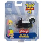Мини фигурки Mattel Disney Pixar Toy Story 4 – Bo Peep & Skunkmobile 